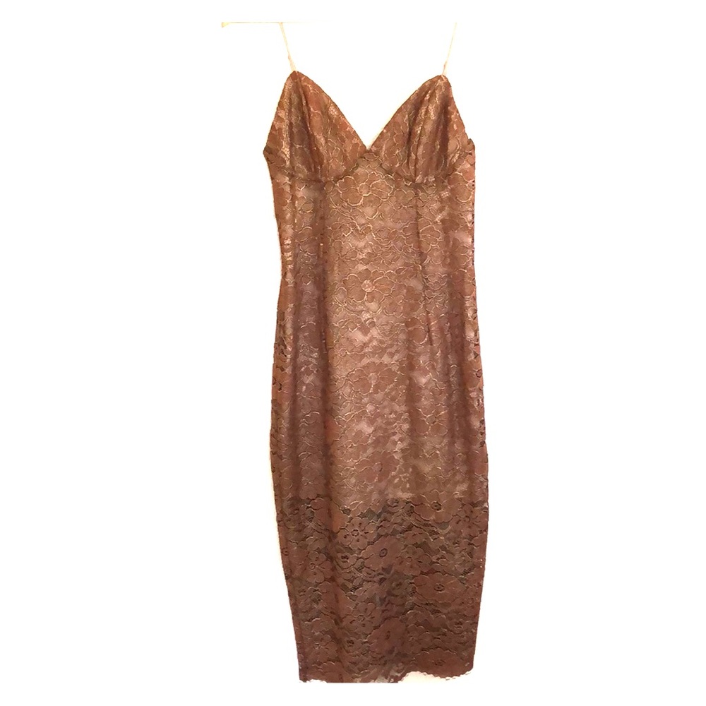 Bardot lace dress